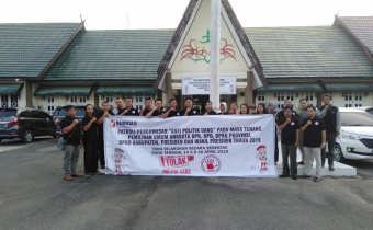 Apel Subuh Tolak Politik Uang Bawaslu Pulang Pisau 