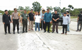 Bawaslu Pulang Pisau Mengawal Langsung pelepasan Logistik