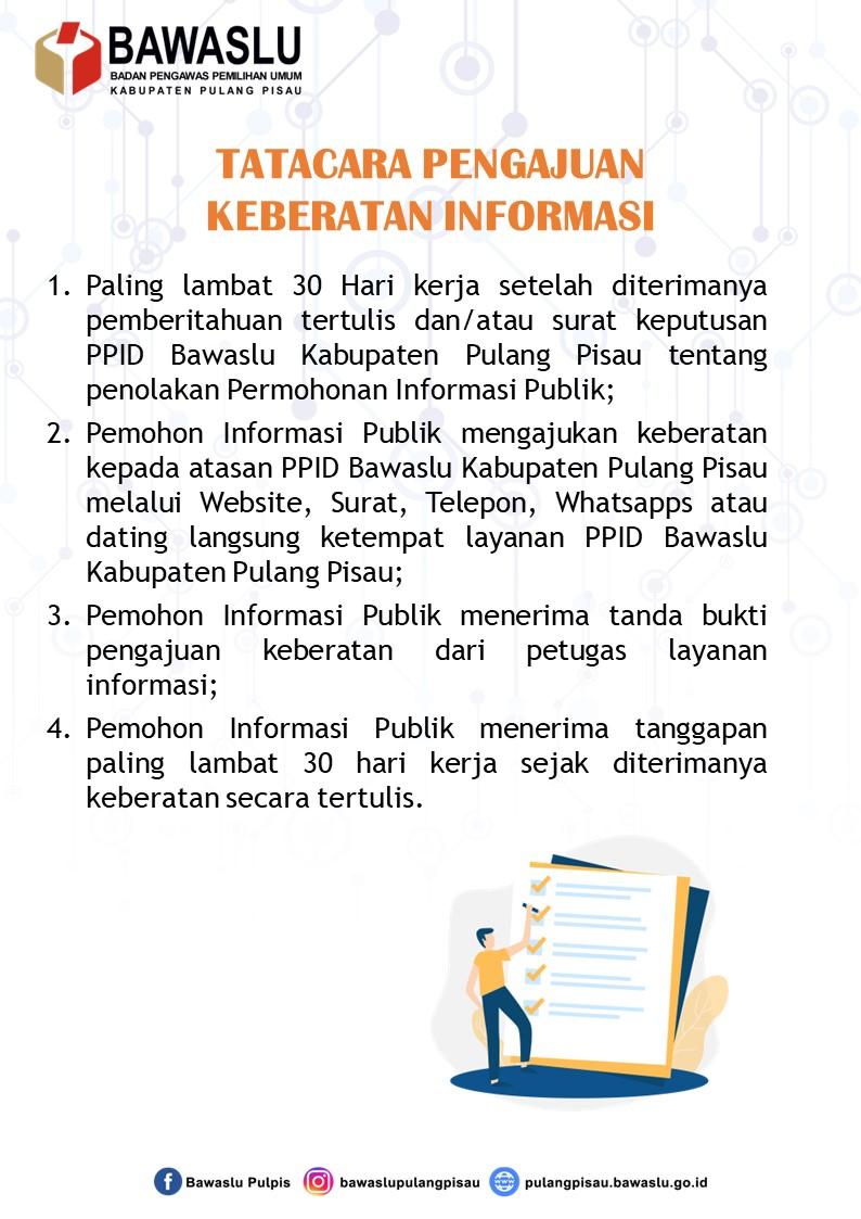 tata Cara Pengajuan Keberatan Informasi Publik