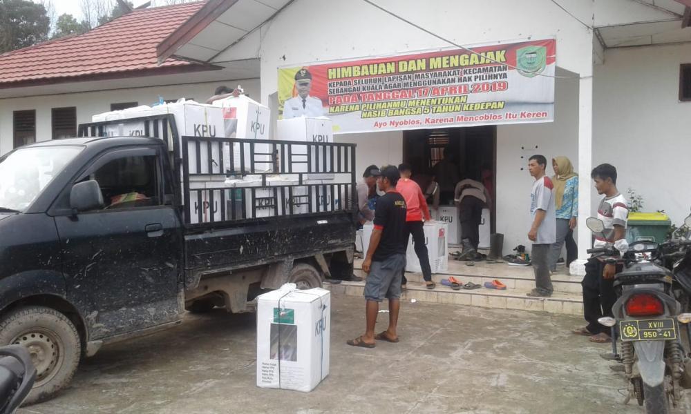 Bawaslu Pulang Pisau Monitoring Pergeseran Surat Suara dari Desa Ke PPK Kecamatan