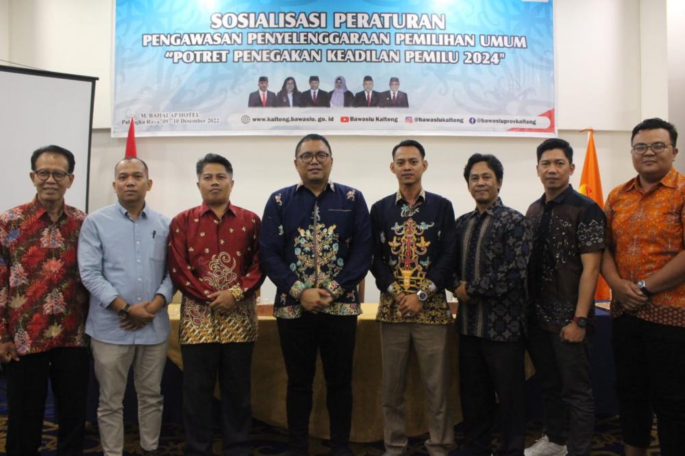 BAWASLU KABUPATEN PULANG PISAU HADIRI KEGIATAN SOSIALISASI PERATURAN PENGAWASAN PENYELENGGARAAN PEMILIHAN UMUM