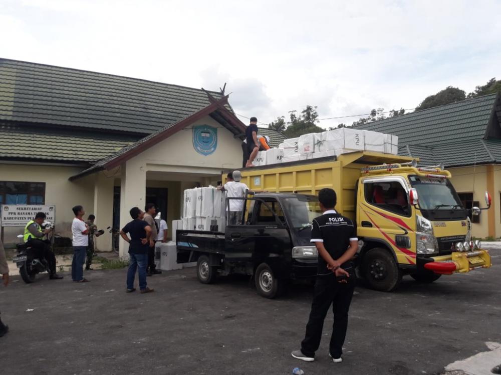 Bawaslu Pulang Pisau Monitoring Pergeseran Surat Suara Tahun 2019 Dari Kecamatan Ke Kabupaten