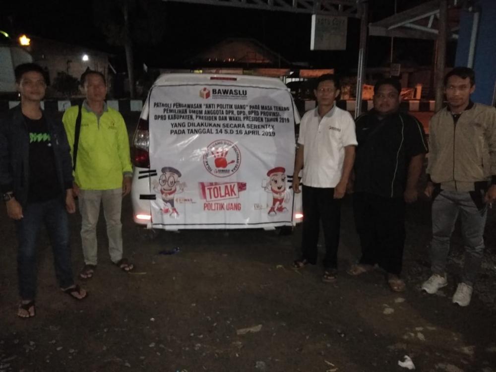 PATROLI PENGAWASAN Ã¢â‚¬Å“ANTI POLITIK UANG Ã¢â‚¬Å“ OLEH BAWASLU PULANG PISAU