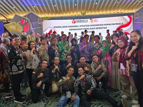 Konsolidasi Nasional Stategi Komunikasi Humas Bawaslu Menghadapi Pemilihan Serentak Tahun 2024