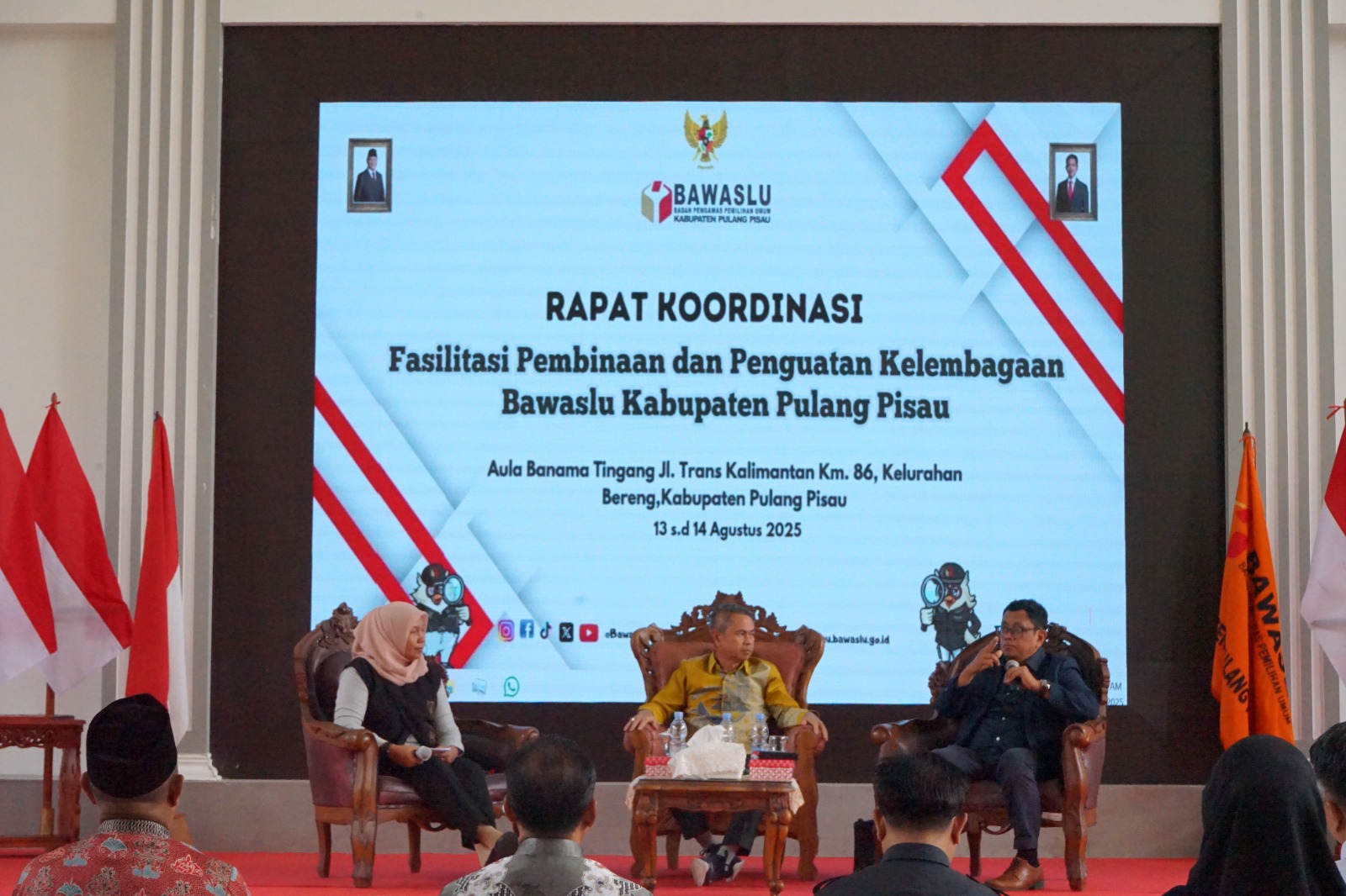 Rapat Koordinasi Fasilitasi Pembinaan dan Penguatan Kelembagaan Pengawas Pemilu