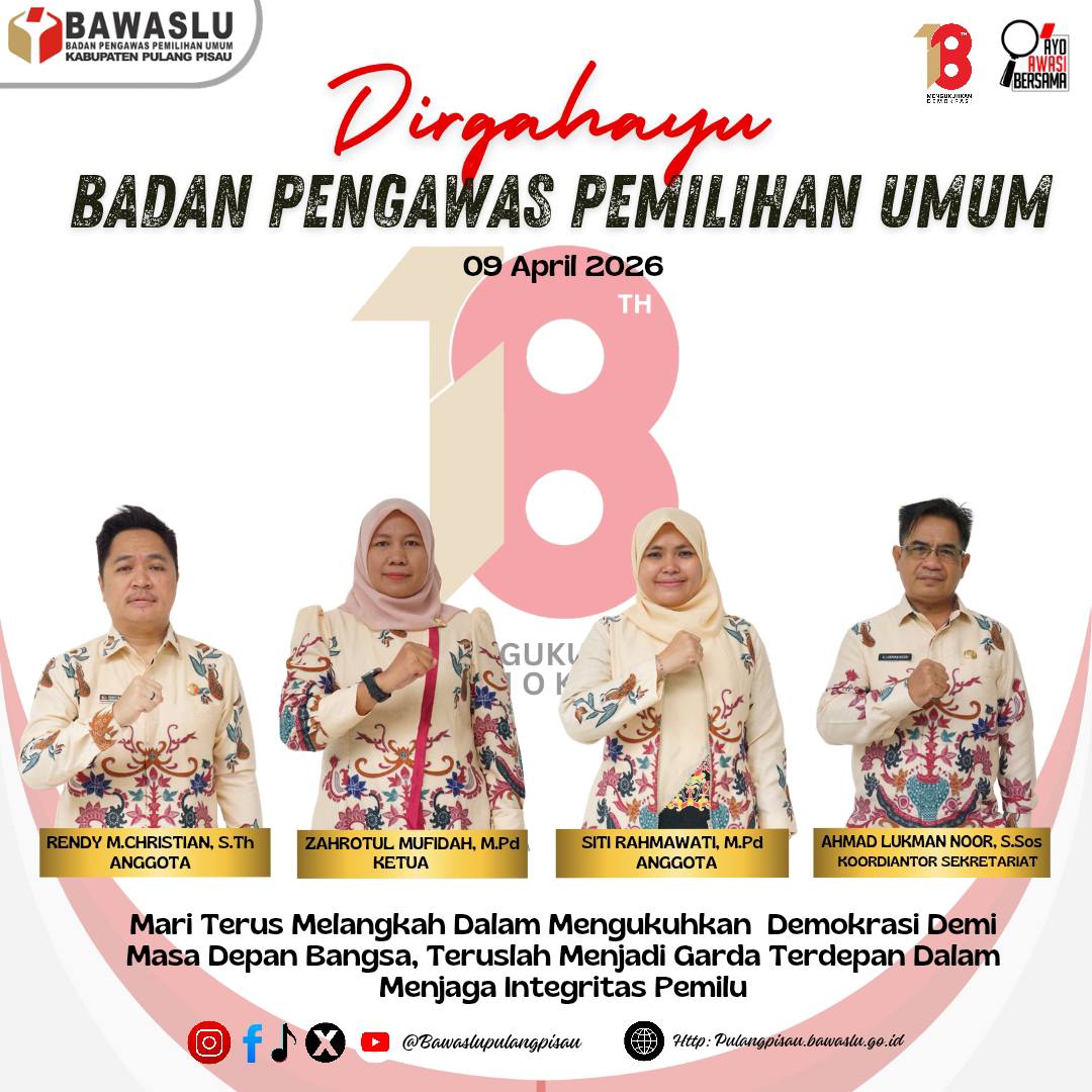 Dokumentasi Bawaslu Pulang Pisau