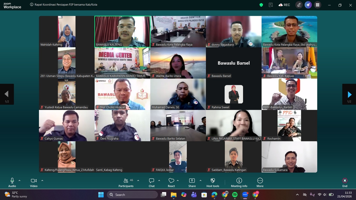 Dokumentasi Bawaslu Pulang Pisau