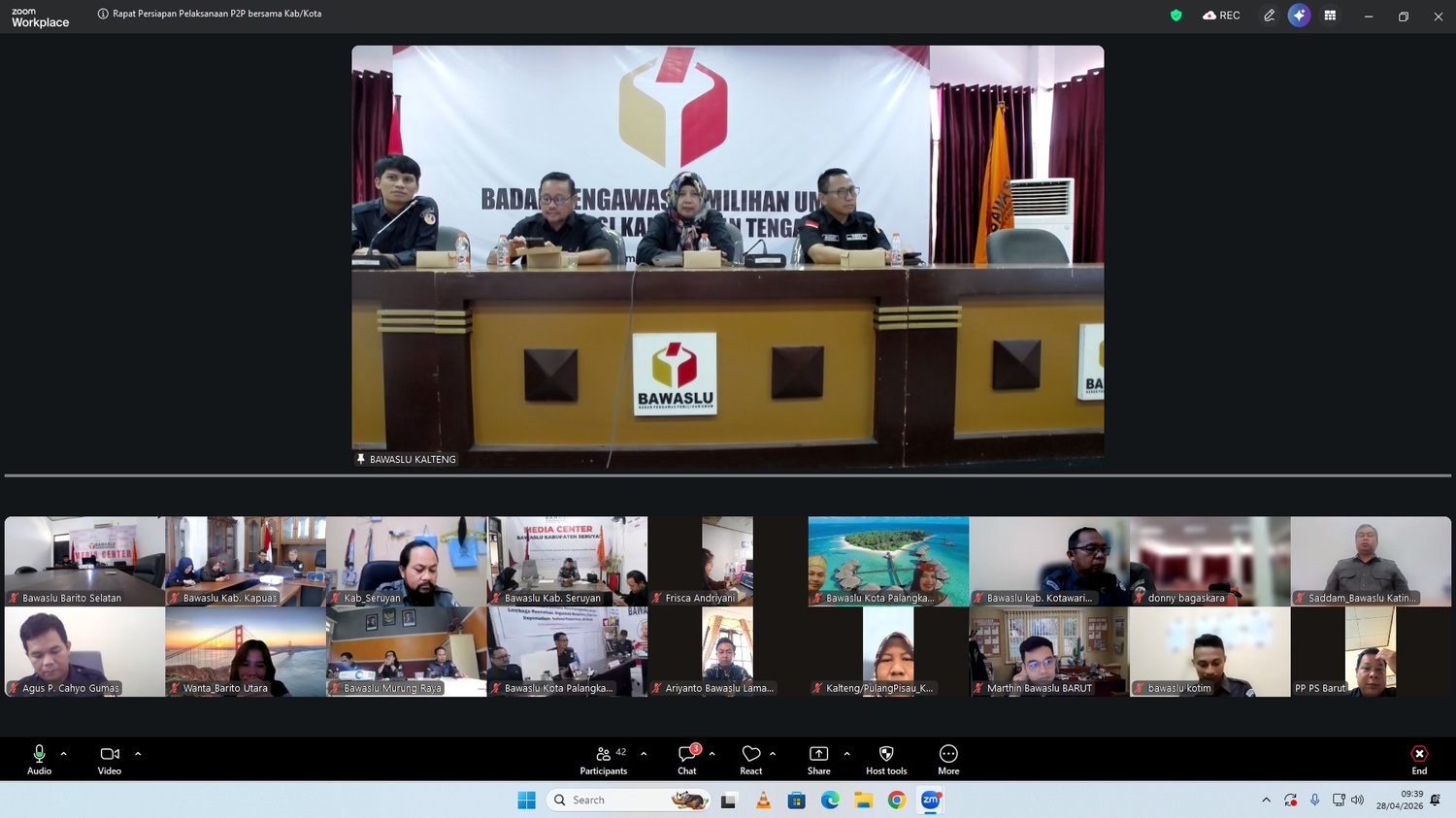 Dokumentasi Bawaslu Pulang Pisau