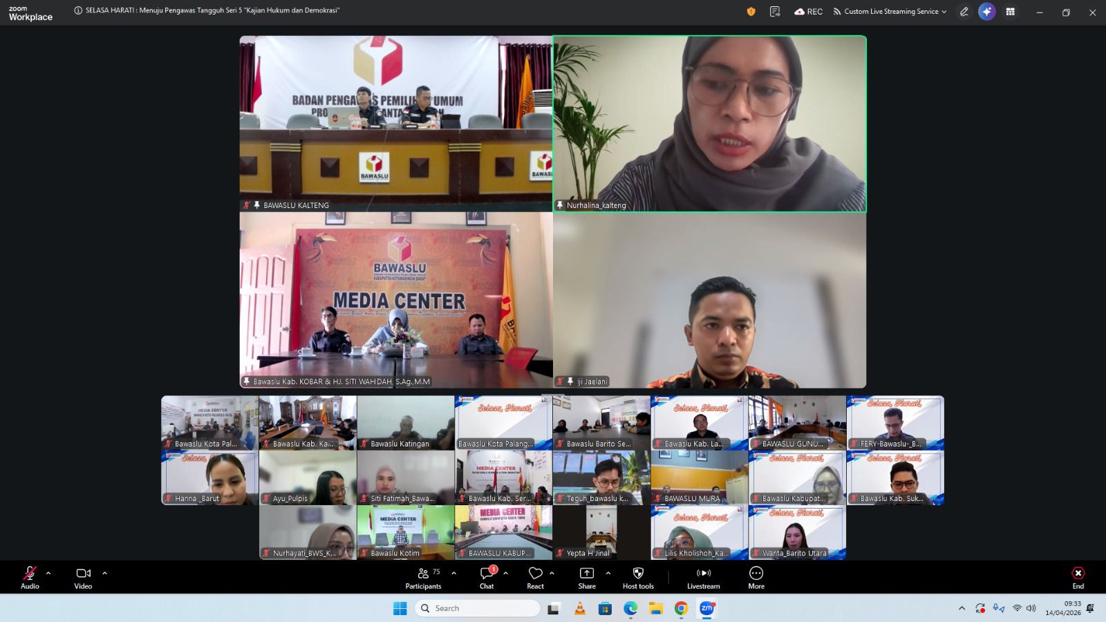 Dokumentasi Bawaslu Provinsi Kalimantan Tengah