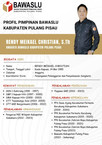 ANGGOTA BAWASLU PULANG PISAU