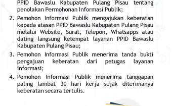 tata Cara Pengajuan Keberatan Informasi Publik