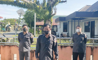 LAKSANAKAN APEL PAGI, KETUA BAWASLU KABUPATEN PULANG  PISAU SAMPAIKAN HAL INI