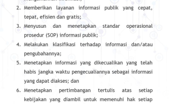 Tugas, Fungsi, dan Wewenang PPID Bawaslu Kabupaten Pulang Pisau