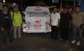 PATROLI PENGAWASAN Ã¢â‚¬Å“ANTI POLITIK UANG Ã¢â‚¬Å“ OLEH BAWASLU PULANG PISAU