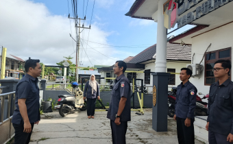 Semangat 2025 Bawaslu Pulpis Laksakanan Apel Pagi Senin, 06/01/2025