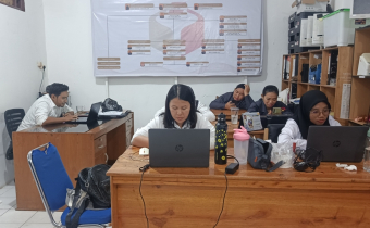 CPNS Bawaslu Pulang Pisau Ikuti Ujian Latsar Secara Daring