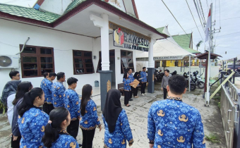 Peringatan Hari Pahlawan 2025 Bawaslu Kabupaten Pulang Pisau adakan Upacara, Senin (10/11).